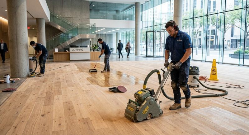 Our team working on Flooring Service projects in Neptune, NJ