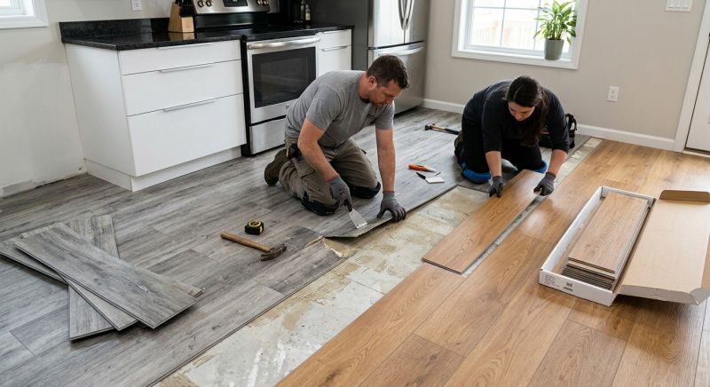 Vinyl Floor Replacement in Neptune, NJ